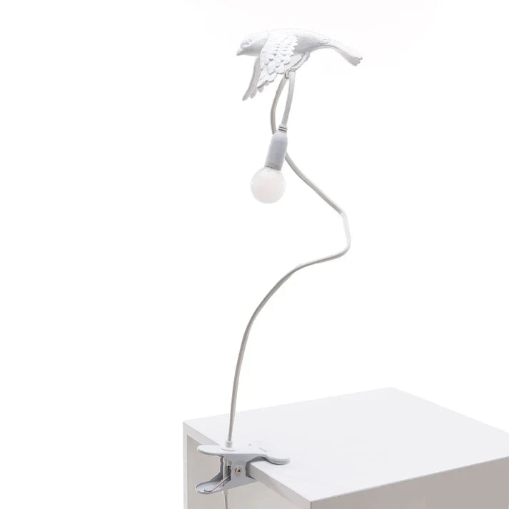 Sparrow Lampe mit Clamp - Abheben