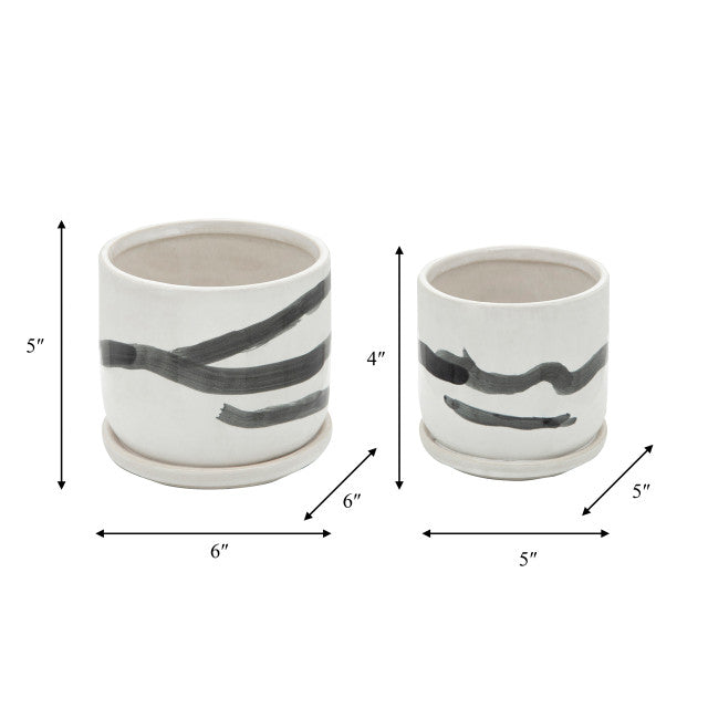Künstler Paint Planter mit Untersetzer 5x5