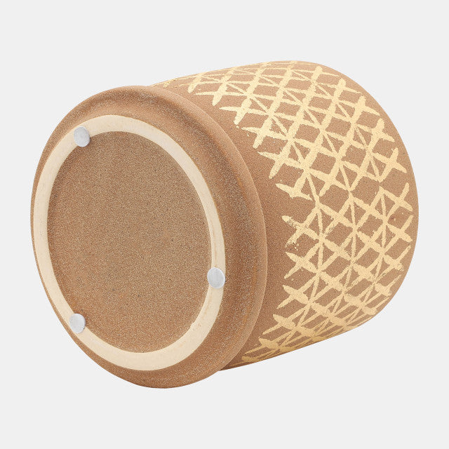 Zeitgenössischer Criss Cross Planter 4.5x4.5