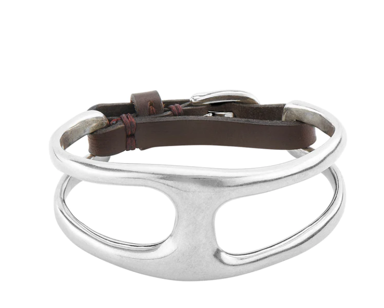Armband im versilberten Steigbügelstil