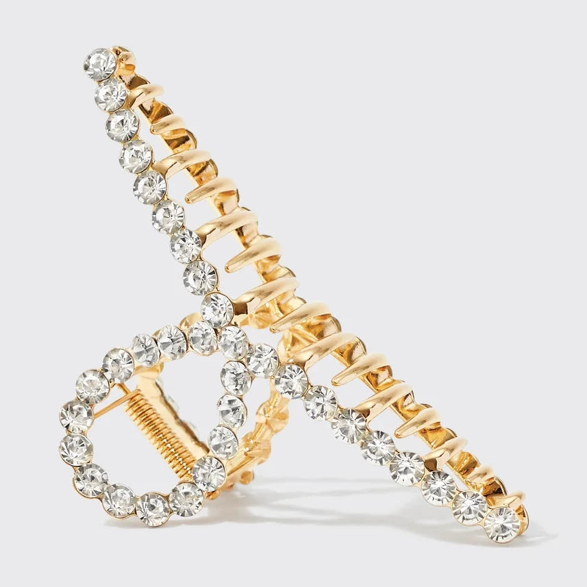 Metall Rhinestone Loop Klaue
