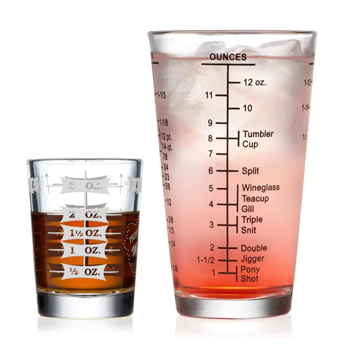 Mixologist Essentials 2-Stückmessglassatz