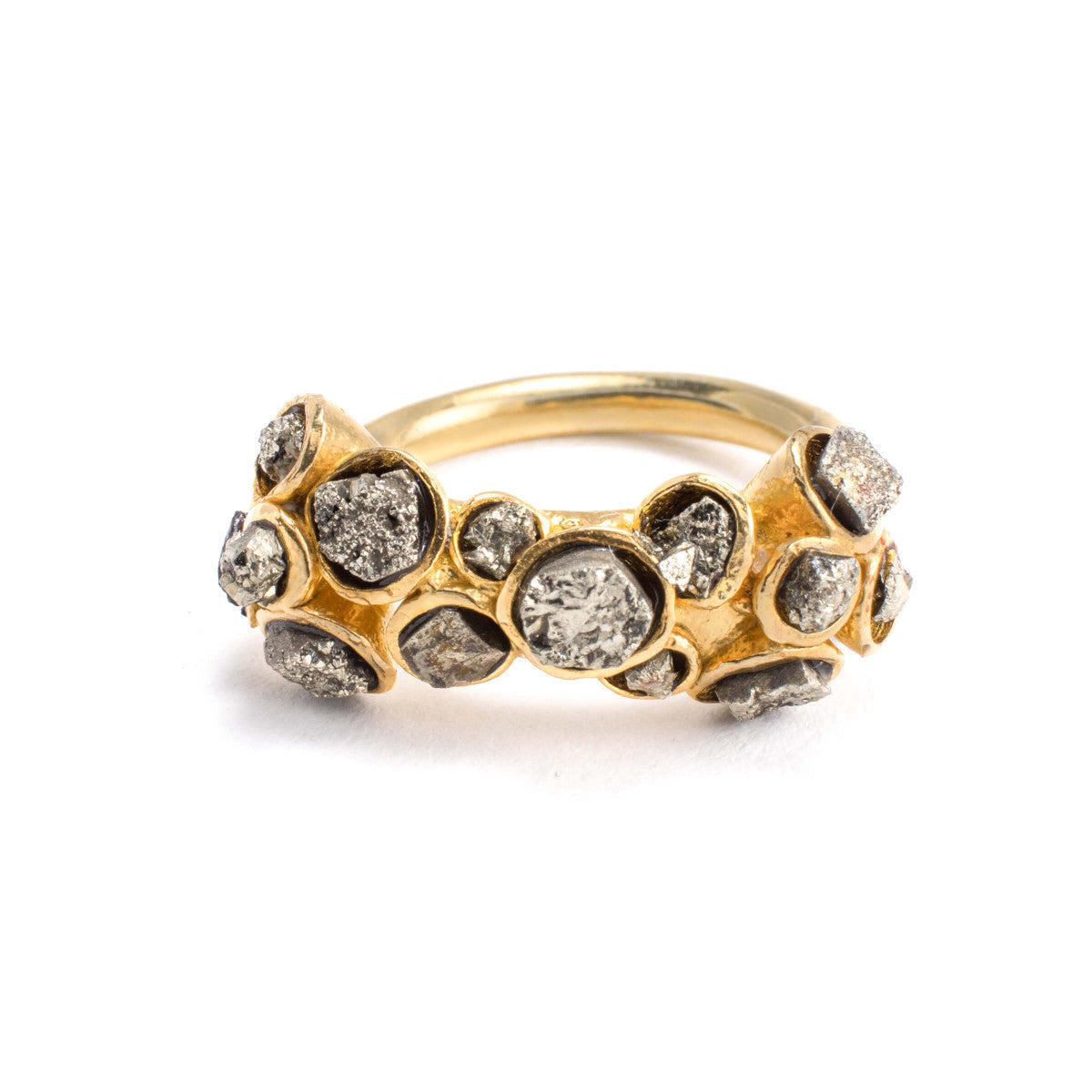 Courtney Pyrite Ring