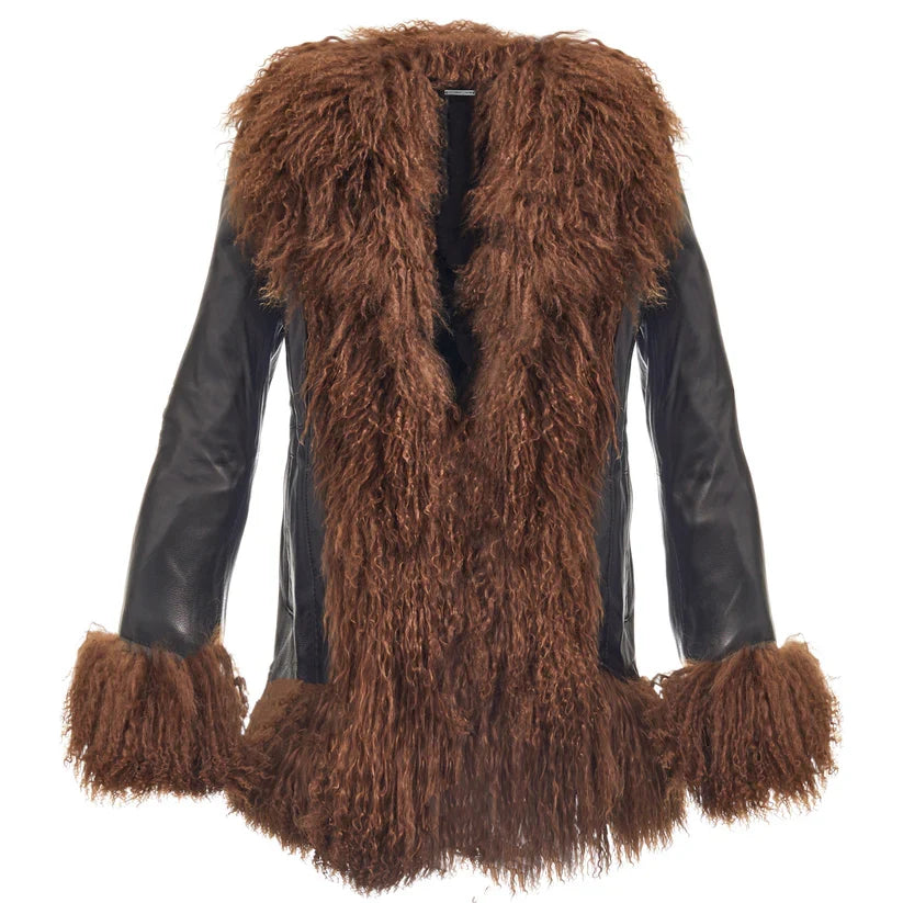 Dorothy Shearling-Mantel