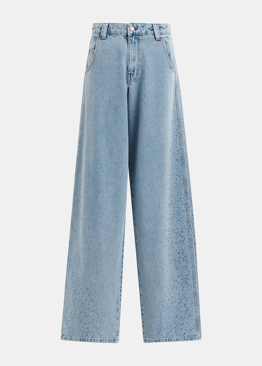 Hellblauer Strassstein Jean's