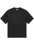 Black Heavy Cotton Heart T-Shirt auf CD