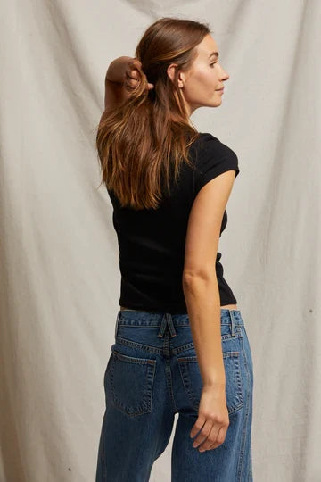 Jude Ribbed Baby Tee