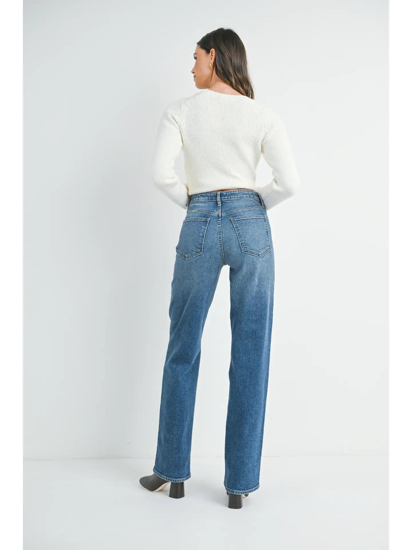 The Longer Length Straight Jean für Tall