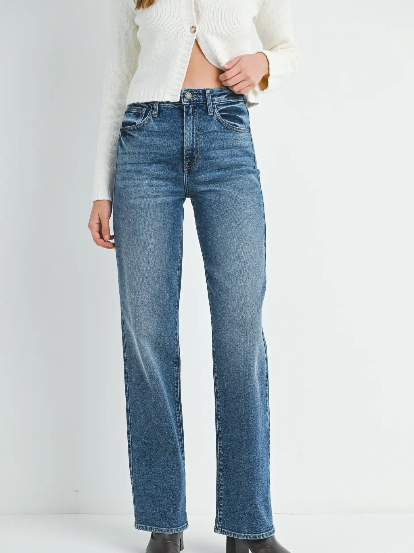 The Longer Length Straight Jean für Tall