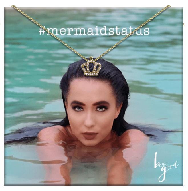 Meerjungfrau Status Tiara Halskette