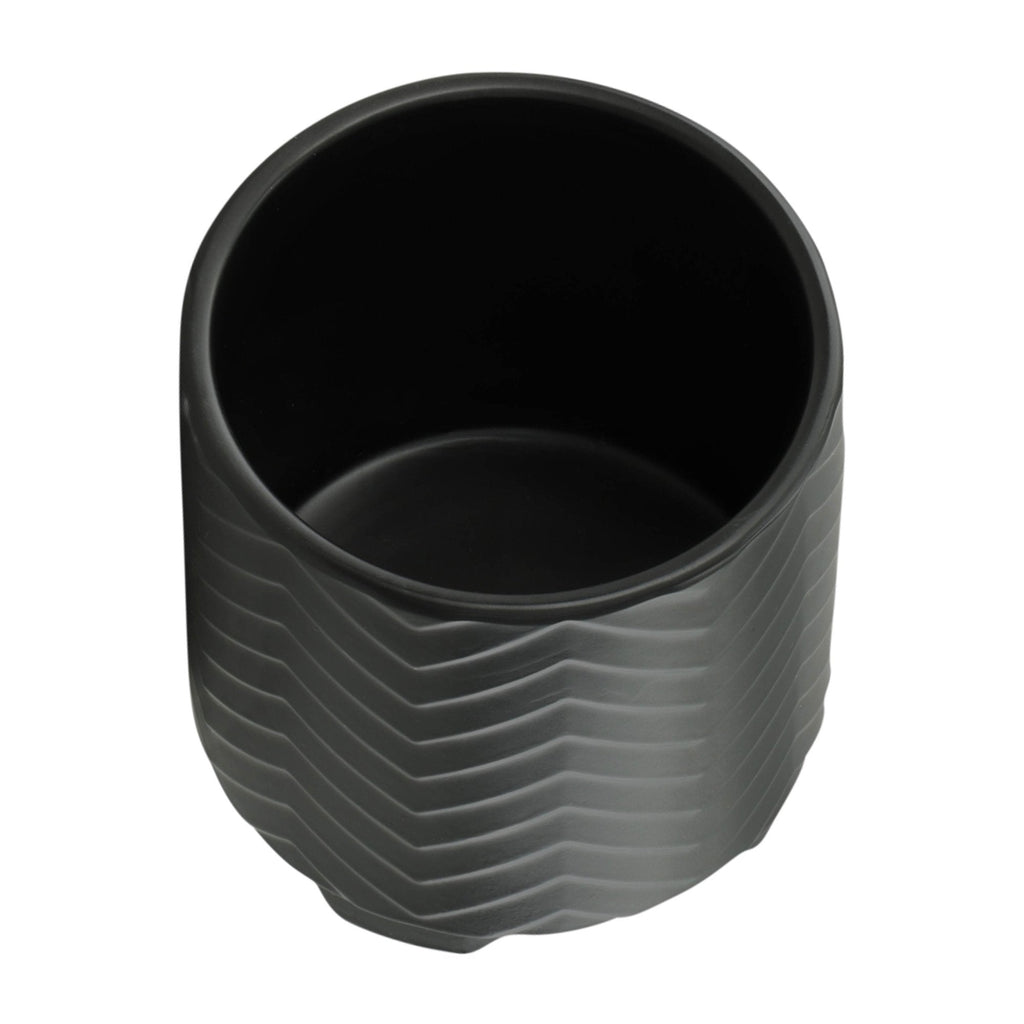 Chevron Matte Schwarzfußpflanzer 6x6